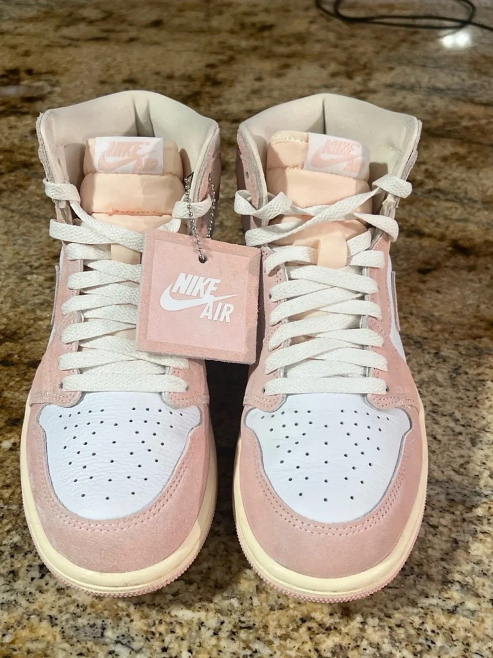 Nike Air Jordan 1 High Women’s Sneakers - Pink/White